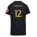 Maillot de foot Real Madrid Eduardo Camavinga #12 Troisième vêtements Femmes 2023-24 Manches Courtes